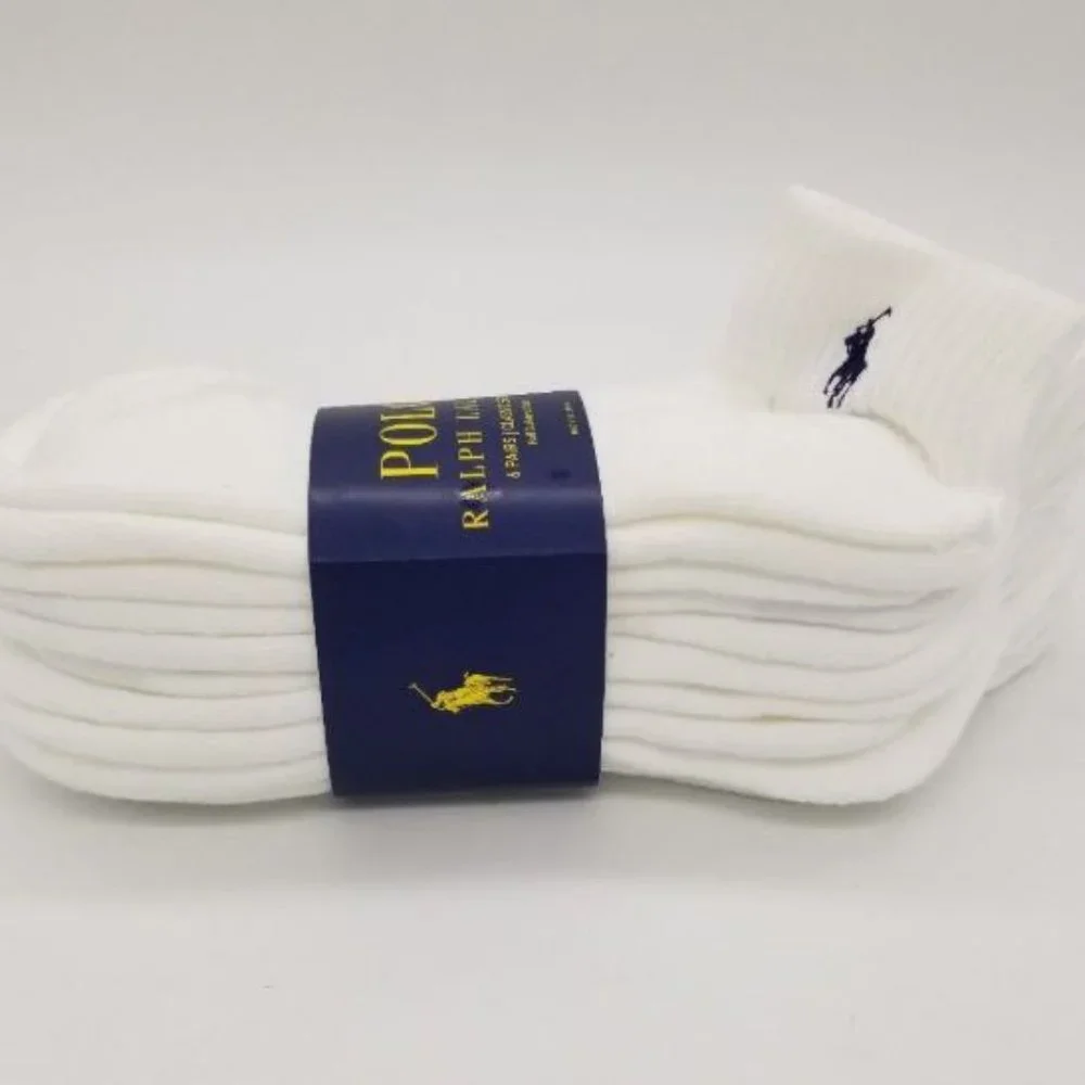 POLO RALPH LAUREN 6 pairs of Quarter Socks